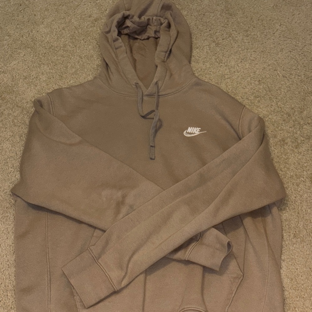 Nike Men's Tan Hoodie